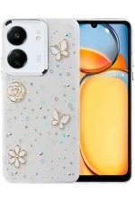 Newface Xiaomi Redmi 13C Fiyonk Desenli Kapak - Desen 10