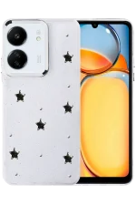 Newface Xiaomi Redmi 13C Fiyonk Desenli Kapak - Desen 4