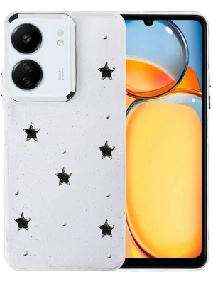 Newface Xiaomi Redmi 13C Fiyonk Desenli Kapak - Desen 4