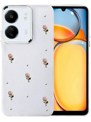 Newface Xiaomi Redmi 13C Fiyonk Desenli Kapak - Desen 6