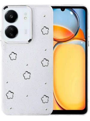 Newface Xiaomi Redmi 13C Fiyonk Desenli Kapak - Desen 8