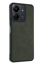 Newface Xiaomi Redmi 13C Kılıf Aras Deri Kapak - Açık Yeşil - Görsel 2