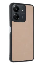 Newface Xiaomi Redmi 13C Kılıf Aras Deri Kapak - Pudra - Görsel 2