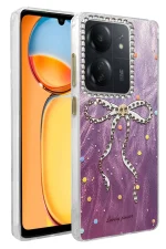 Newface Xiaomi Redmi 13C Kılıf Blade Aynalı Desenli Kapak - Desen 1