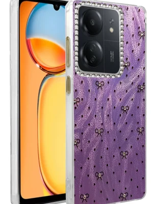 Newface Xiaomi Redmi 13C Kılıf Blade Aynalı Desenli Kapak - Desen 2