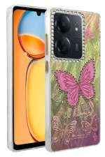 Newface Xiaomi Redmi 13C Kılıf Blade Aynalı Desenli Kapak - Desen 5