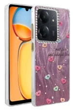 Newface Xiaomi Redmi 13C Kılıf Blade Aynalı Desenli Kapak - Desen 8