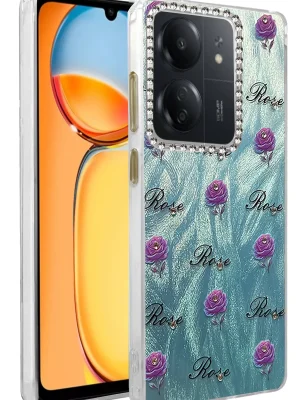 Newface Xiaomi Redmi 13C Kılıf Blade Aynalı Desenli Kapak - Desen 9