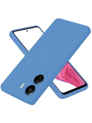 Newface Xiaomi Redmi 13C Kılıf First Silikon - Mavi