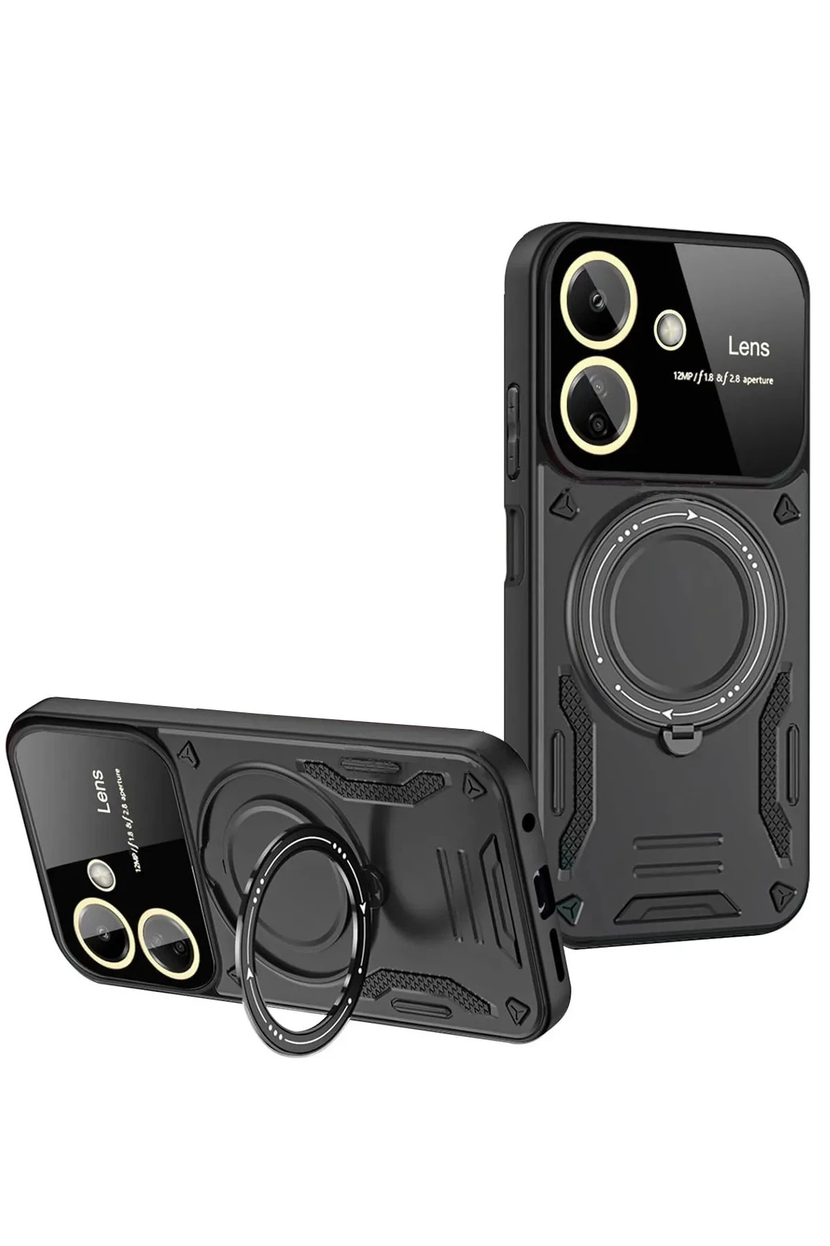 newface-xiaomi-redmi-13c-kilif-joy-lens-standli-kapak-siyah-default.webp Newface Xiaomi Redmi 13C Kılıf Joy Lens Standlı Kapak - Siyah - Görsel 1