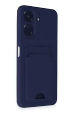 Newface Xiaomi Redmi 13C Kılıf Kelvin Kartvizitli Silikon - Lacivert - Görsel 2
