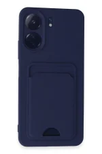 Newface Xiaomi Redmi 13C Kılıf Kelvin Kartvizitli Silikon - Lacivert