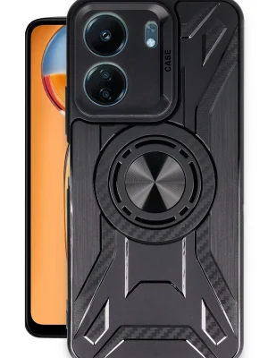 Newface Xiaomi Redmi 13C Kılıf Lincoln Silikon - Siyah