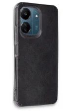 Newface Xiaomi Redmi 13C Kılıf Loop Deri Silikon - Siyah - Görsel 2
