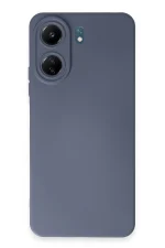 Newface Xiaomi Redmi 13C Kılıf Nano içi Kadife Silikon - Gri