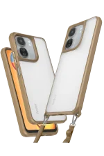 Newface Xiaomi Redmi 13C Kılıf Penta Silikon Kılıf - Çöl Titanyum