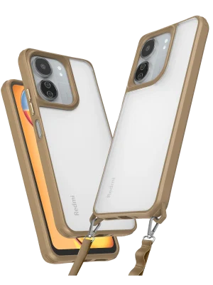 Newface Xiaomi Redmi 13C Kılıf Penta Silikon Kılıf - Çöl Titanyum