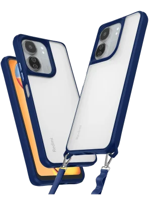 Newface Xiaomi Redmi 13C Kılıf Penta Silikon Kılıf - Lacivert