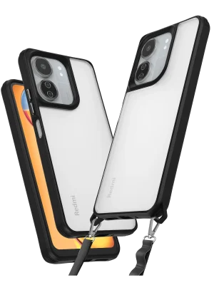 Newface Xiaomi Redmi 13C Kılıf Penta Silikon Kılıf - Siyah