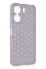 Newface Xiaomi Redmi 13C Kılıf Petek Silikon Kapak - Lila - Görsel 3