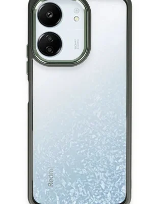 Newface Xiaomi Redmi 13C Kılıf Power Silikon - Koyu Yeşil