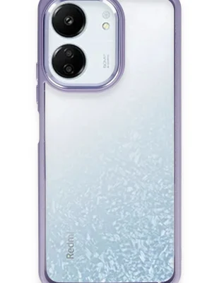 Newface Xiaomi Redmi 13C Kılıf Power Silikon - Lila