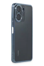 Newface Xiaomi Redmi 13C Kılıf Razer Lensli Silikon - Lacivert - Görsel 2