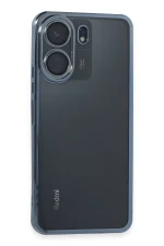 Newface Xiaomi Redmi 13C Kılıf Razer Lensli Silikon - Lacivert