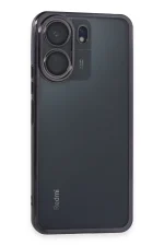 Newface Xiaomi Redmi 13C Kılıf Razer Lensli Silikon - Mor