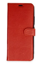 Newface Xiaomi Redmi 13C Kılıf Trend S Plus Kapaklı Kılıf - Kırmızı - Görsel 2