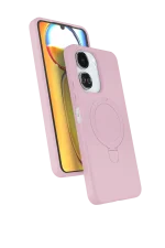 Newface Xiaomi Redmi 13C Regal Magsafe Standlı Kapak - Açık Pembe