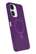 Newface Xiaomi Redmi 13C Regal Magsafe Standlı Kapak - Derin Mor - Görsel 2