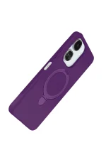 Newface Xiaomi Redmi 13C Regal Magsafe Standlı Kapak - Derin Mor - Görsel 4