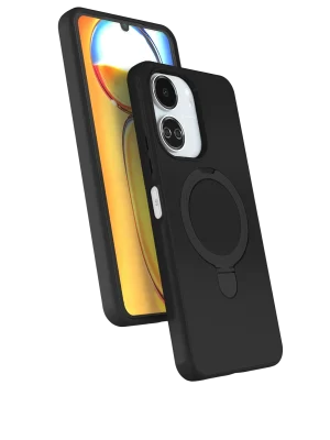 Newface Xiaomi Redmi 13C Regal Magsafe Standlı Kapak - Siyah