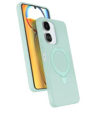 Newface Xiaomi Redmi 13C Regal Magsafe Standlı Kapak - Su Yeşili