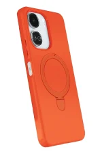 Newface Xiaomi Redmi 13C Regal Magsafe Standlı Kapak - Turuncu - Görsel 2