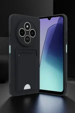 Newface Xiaomi Redmi 14C Kelvin Kartvizitli Silikon - Bordo - Görsel 2