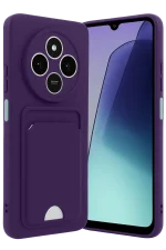 Newface Xiaomi Redmi 14C Kelvin Kartvizitli Silikon - Derin Mor