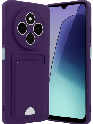 Newface Xiaomi Redmi 14C Kelvin Kartvizitli Silikon - Derin Mor