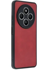 Newface Xiaomi Redmi 14C Kılıf Aras Deri Kapak - Kırmızı - Görsel 2