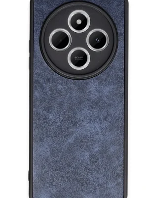 Newface Xiaomi Redmi 14C Kılıf Aras Deri Kapak - Lacivert