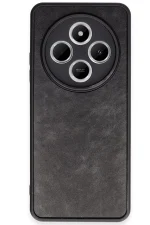 Newface Xiaomi Redmi 14C Kılıf Aras Deri Kapak - Siyah