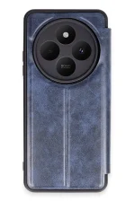 Newface Xiaomi Redmi 14C Kılıf Flip Cover - Lacivert