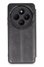 Newface Xiaomi Redmi 14C Kılıf Flip Cover - Siyah