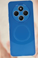 Newface Xiaomi Redmi 14C Kılıf Maya Karbon Kapak - Lacivert - Görsel 3