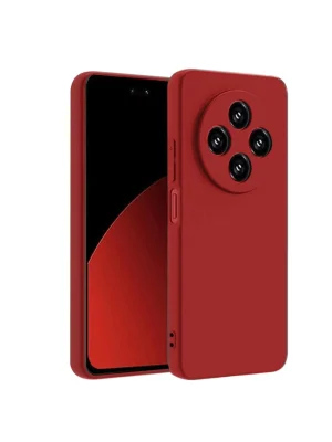 Newface Xiaomi Redmi 14C Kılıf Nano içi Kadife Silikon - Kırmızı