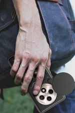 Newface Xiaomi Redmi 14C Kılıf Pars Lens Yüzüklü Silikon - Siyah - Görsel 3