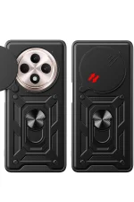 Newface Xiaomi Redmi 14C Kılıf Pars Lens Yüzüklü Silikon - Yeşil - Görsel 2