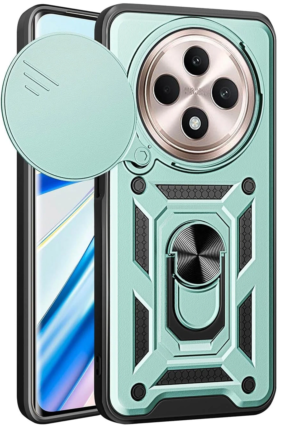 newface-xiaomi-redmi-14c-kilif-pars-lens-yuzuklu-silikon-yesil-default.webp Newface Xiaomi Redmi 14C Kılıf Pars Lens Yüzüklü Silikon - Yeşil - Görsel 1