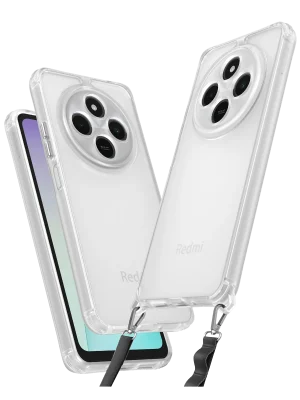 Newface Xiaomi Redmi 14C Kılıf Penta Silikon Kılıf - Şeffaf